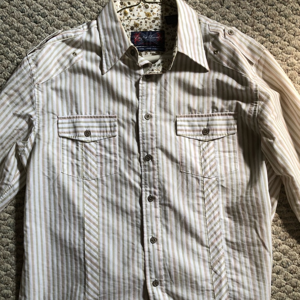 English Laundry  casual-dress button down